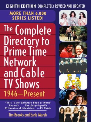 cover image of The Complete Directory to Prime Time Network and Cable TV Shows